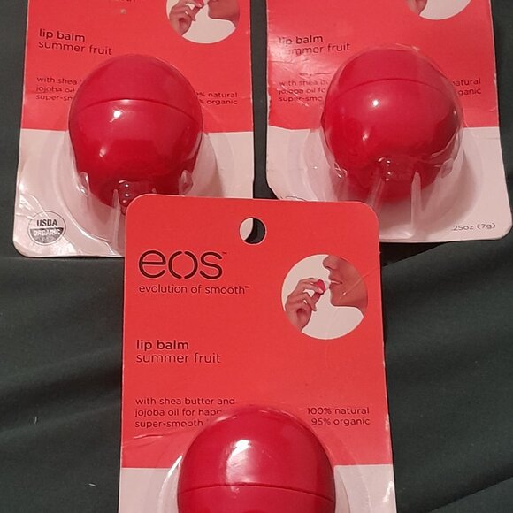 eos Summer Fruit Lip Balms: Set of 3 - Picture 2 of 3